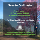 Sessão Ordinária de 1º de agosto de 2023 Sessão Ordinária de 1º de agosto de 2023