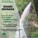 Sessão Ordinária de 26 de julho de 2022